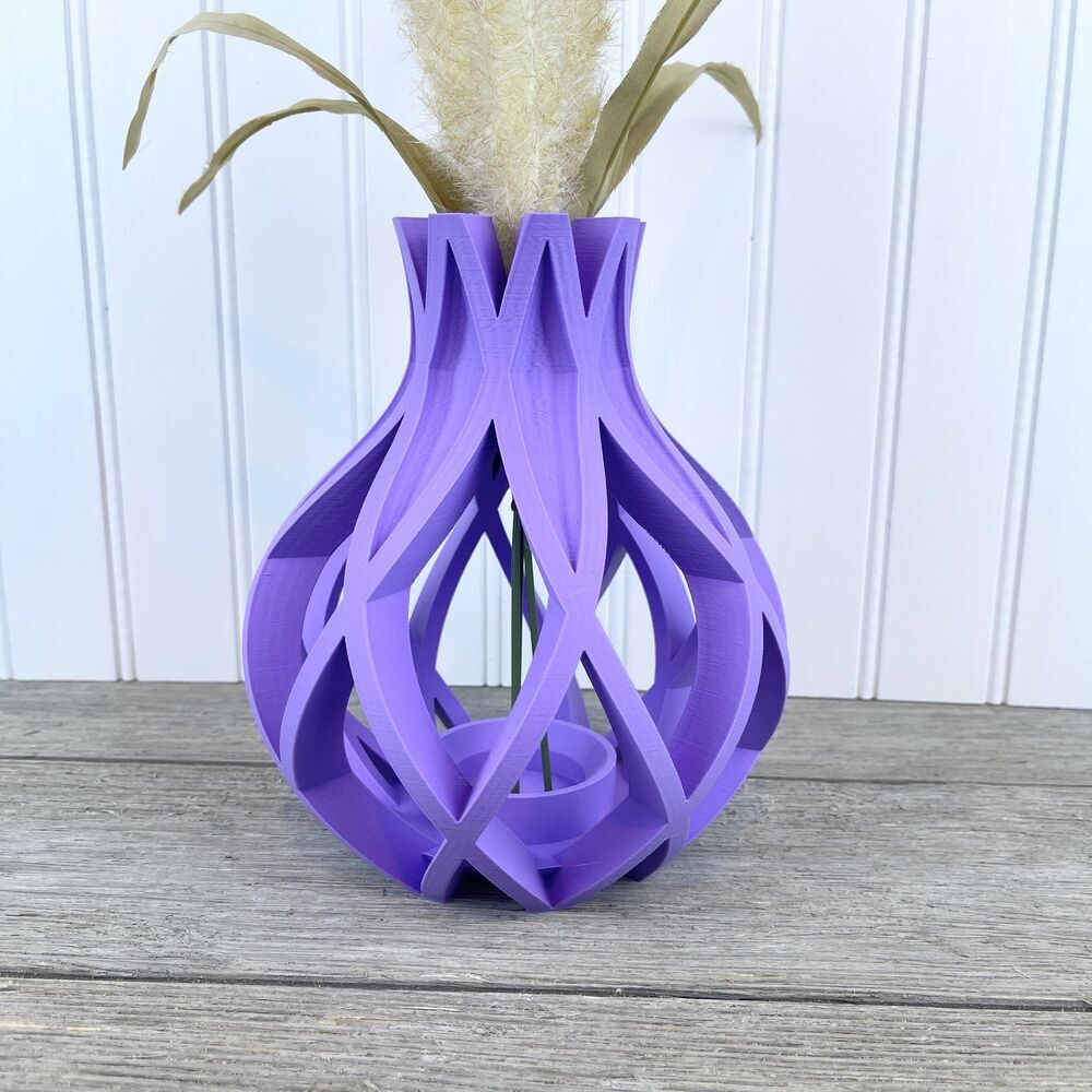 Modern Flower Vase, The Oukan Vase, Faux Dried Flowers, Plant lover, Indoor only